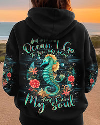 INTO THE OCEAN SEAHORSE ALL OVER PRINT - YHLN3010234