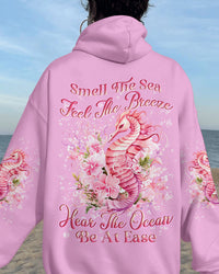 SMELL THE SEA FEEL THE BREEZE SEAHORSE ALL OVER PRINT - YHLN1307231