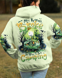 MY BROOM BROKE SO NOW HALLOWEEN CAMPING ALL OVER PRINT - TLTR1408233