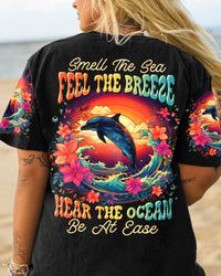SMELL THE SEA FEEL THE BREEZE DOLPHIN ALL OVER PRINT - TLTR1206232