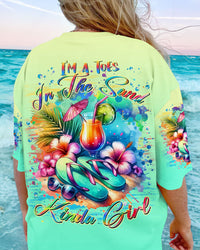 I'M A TOES IN THE SAND KINDA GIRL FLIP FLOPS ALL OVER PRINT - TLTR1906244