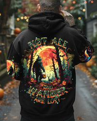 NOT ALL WHO WANDER ARE LOST BIGFOOT HALLOWEEN ALL OVER PRINT - TLNT1309241