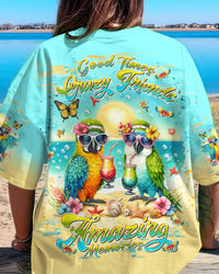 GOOD TIMES CRAZY FRIEND PARROT ALL OVER PRINT - TLNT1705241