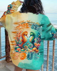 THE VOICE OF THE SEA SPEAKS TO THE SOUL SEAHORSE ALL OVER PRINT - TLNT3010232