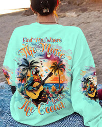 FIND ME WHERE THE MUSIC MEETS THE OCEAN PARROT ALL OVER PRINT - TLTW0210231