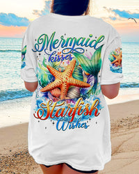 MERMAID KISSES STARFISH WISHES ALL OVER PRINT - TYTD2107232