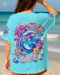 SALTY BUT SWEET  DOLPHIN ALL OVER PRINT - TLNT1406254