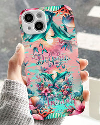DOLPHIN IS MY SPIRIT ANIMAL PHONE CASE - TLNT0204241