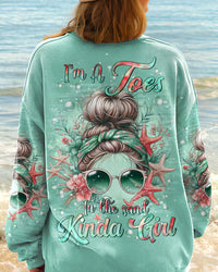 I'M A TOES IN THE SAND KINDA GIRL ALL OVER PRINT - YHHN0812231