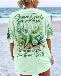 SOME GIRLS ARE JUST BORN STARFISH ALL OVER PRINT - TLTR1209232
