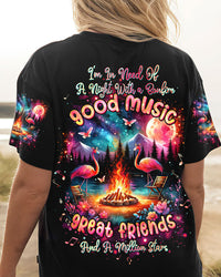 I'M IN NEED OF A NIGHT FLAMINGO ALL OVER PRINT - TLTW1706243
