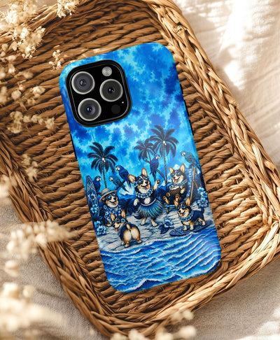 BEACH PARTY CORGI DOG PHONE CASE - TLHN24082610