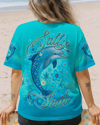 SALTY SOUL DOLPHIN ALL OVER PRINT  - TLTR0306254