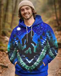 BLUE SWIRL BIGFOOT ALL OVER PRINT - YHHN0402261