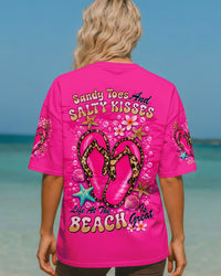 SANDY TOES AND SALTY KISSES FLIP FLOPS ALL OVER PRINT   - TLTW0503261