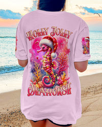 HOLLY JOLLY SEAHORSE CHRISTMAS ALL OVER PRINT - TYTD0611234