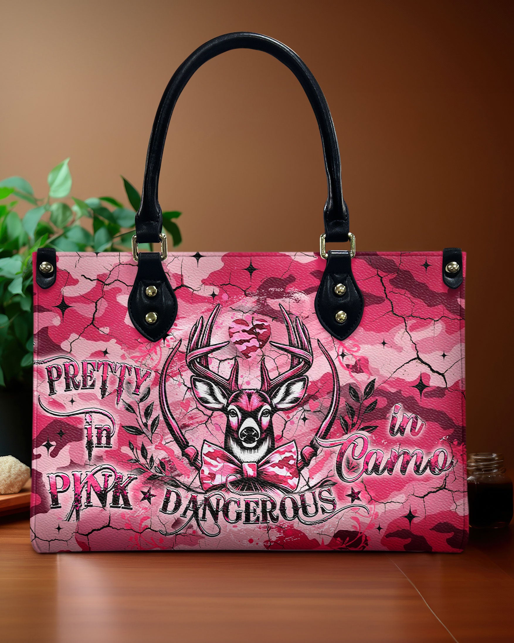 PRETTY IN PINK LEATHER HANDBAG - YHLT0611244