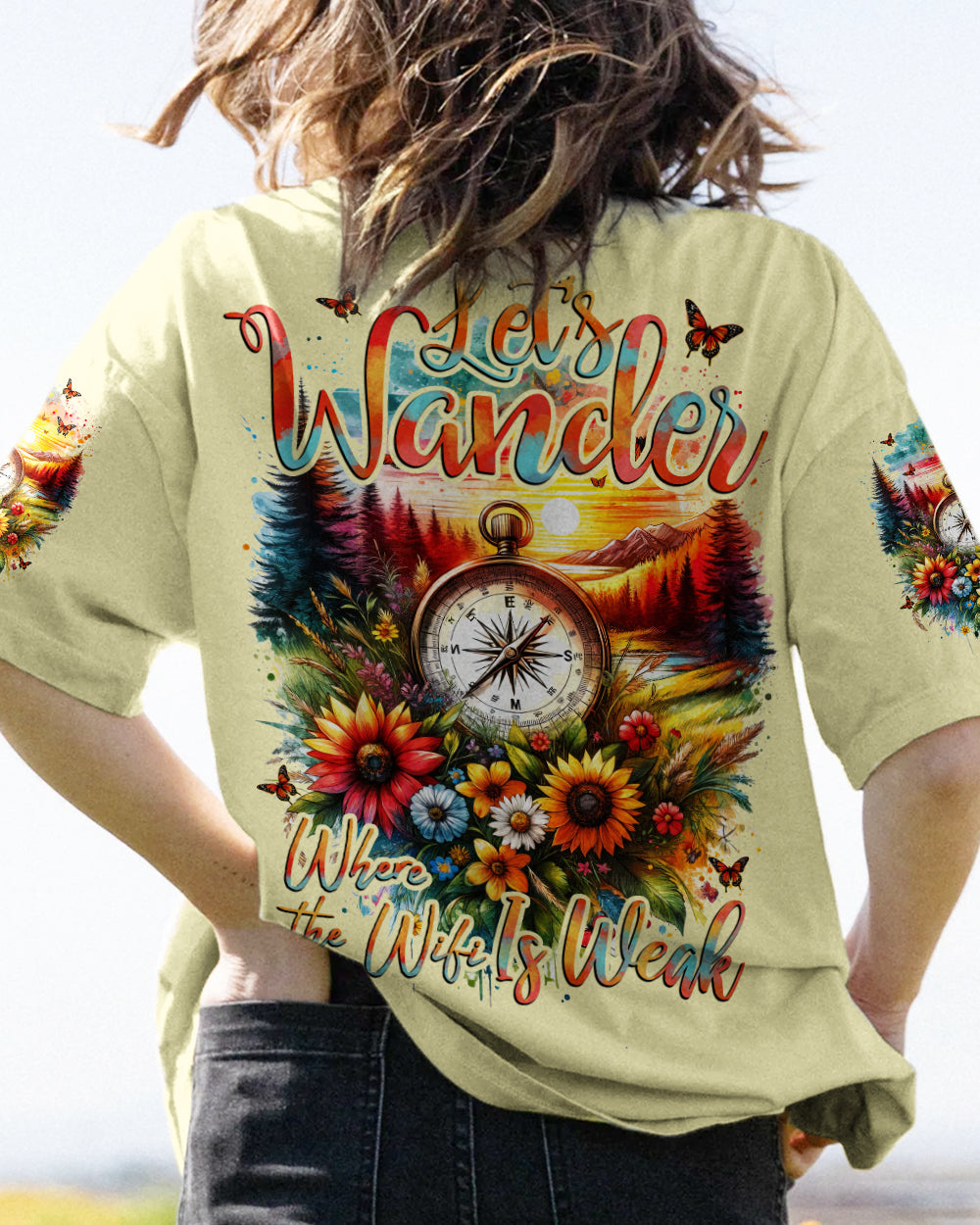 LET'S WANDER WHERE THE WIFI WEAK ALL OVER PRINT - TYTD0812232