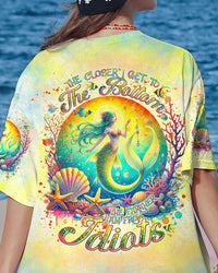 THE CLOSER I GET TO THE BOTTOM MERMAID ALL OVER PRINT - TLNT0608241
