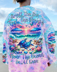 SMELL THE SEA FEEL THE BREEZE TURTLE ALL OVER PRINT - TLTR1902244