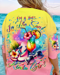 I'M A TOES IN THE SAND KINDA GIRL FLIP FLOPS ALL OVER PRINT - TLTR2606241