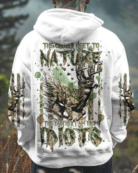 THE CLOSER I GET TO NATURE DEER HUNTING ALL OVER PRINT - TLNT0909241