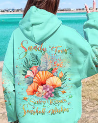 SANDY TOES SALTY KISSES SEASHELL WISHES ALL OVER PRINT - YHLT2311231