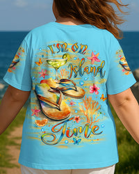 I'M ON ISLAND TIME ALL OVER PRINT - YHLT2506254