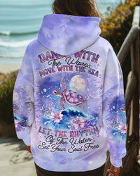 SET YOUR SOUL FREE TURTLE ALL OVER PRINT - TLTR0510243