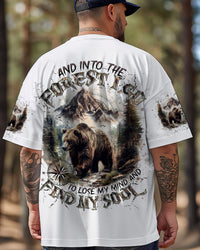 AND INTO THE FOREST I GO BEAR ALL OVER PRINT   - TLNT1803251