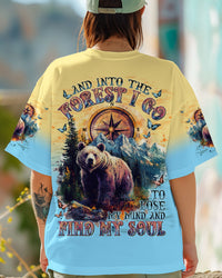 AND INTO THE FOREST I GO BEAR ALL OVER PRINT   - TLNT1903251