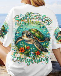 SALTWATER HEALS EVERYTHING TURTLE ALL OVER PRINT - TLTR0803243