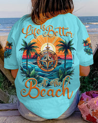 LIFE IS BETTER AT THE BEACH COMPASS ALL OVER PRINT - TYTD2009234
