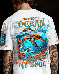 AND INTO THE OCEAN I GO TURTLE ALL OVER PRINT - TLNT2207241