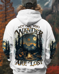 NOT ALL WHO WANDER ARE LOST BIGFOOT COMPASS ALL OVER PRINT  - TLTR0212242