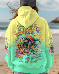 SMELL THE SEA FEEL THE BREEZE TURTLE ALL OVER PRINT - TLNT1102251