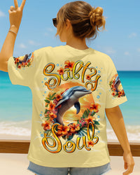 SALTY SOUL DOLPHIN ALL OVER PRINT  - TLTR0406253