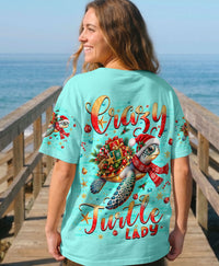 CRAZY TURTLE LADY CHRISTMAS ALL OVER PRINT - YHHN2110263