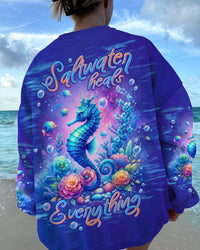 SALTWATER HEALS EVERYTHING SEAHORSE ALL OVER PRINT - TLNT2712234