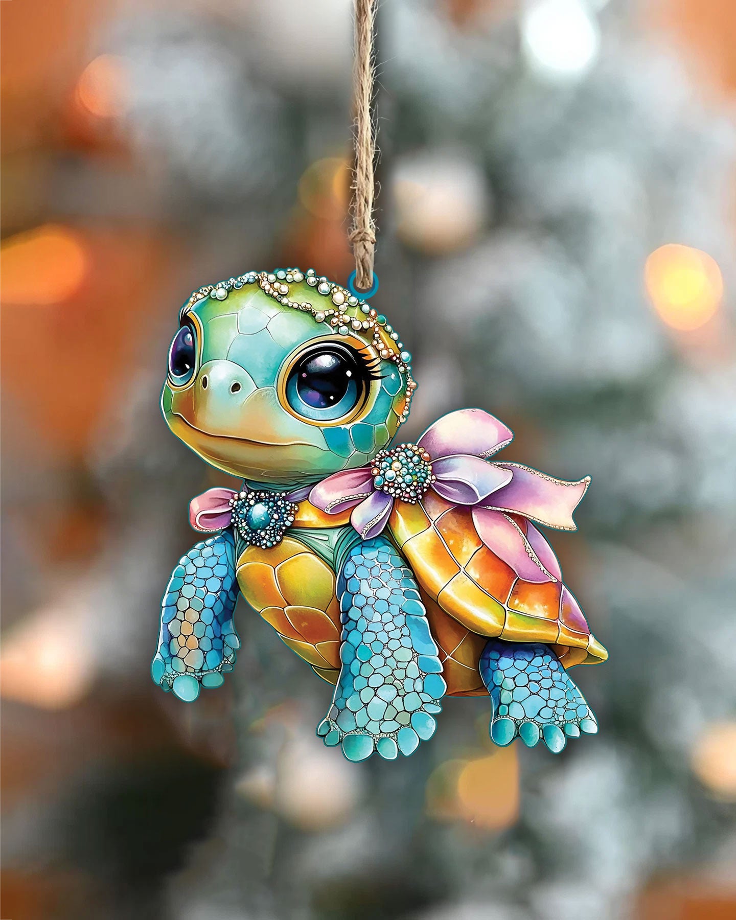 ADORABLE TURTLE ORNAMENT & KEYCHAIN - YHLT1709254