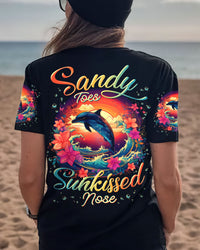 SANDY TOES SUNKISSED NOSE DOLPHIN ALL OVER PRINT - TLTR2006231
