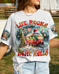 LIFE ROCKS WHEN YOUR HOME ROLLS CHRISTMAS ALL OVER PRINT - TLNT2410232