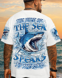 THE VOICE OF THE SEA SPEAKS TO THE SOUL SHARK ALL OVER PRINT - YHHN0907254