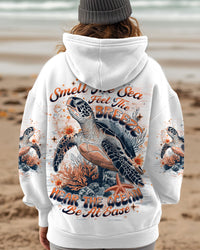 SMELL THE SEA FEEL THE BREEZE TURTLE ALL OVER PRINT - TLNT2401252