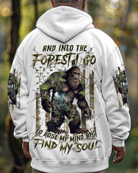 AND INTO THE FOREST I GO BIGFOOT ALL OVER PRINT - YHLN0801254