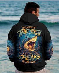 THE VOICE OF THE SEA SPEAKS TO THE SOUL SHARK ALL OVER PRINT - TLTR0810243