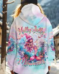 HOLLY JOLLY MERMAID CHRISTMAS ALL OVER PRINT  - TLNT1110242