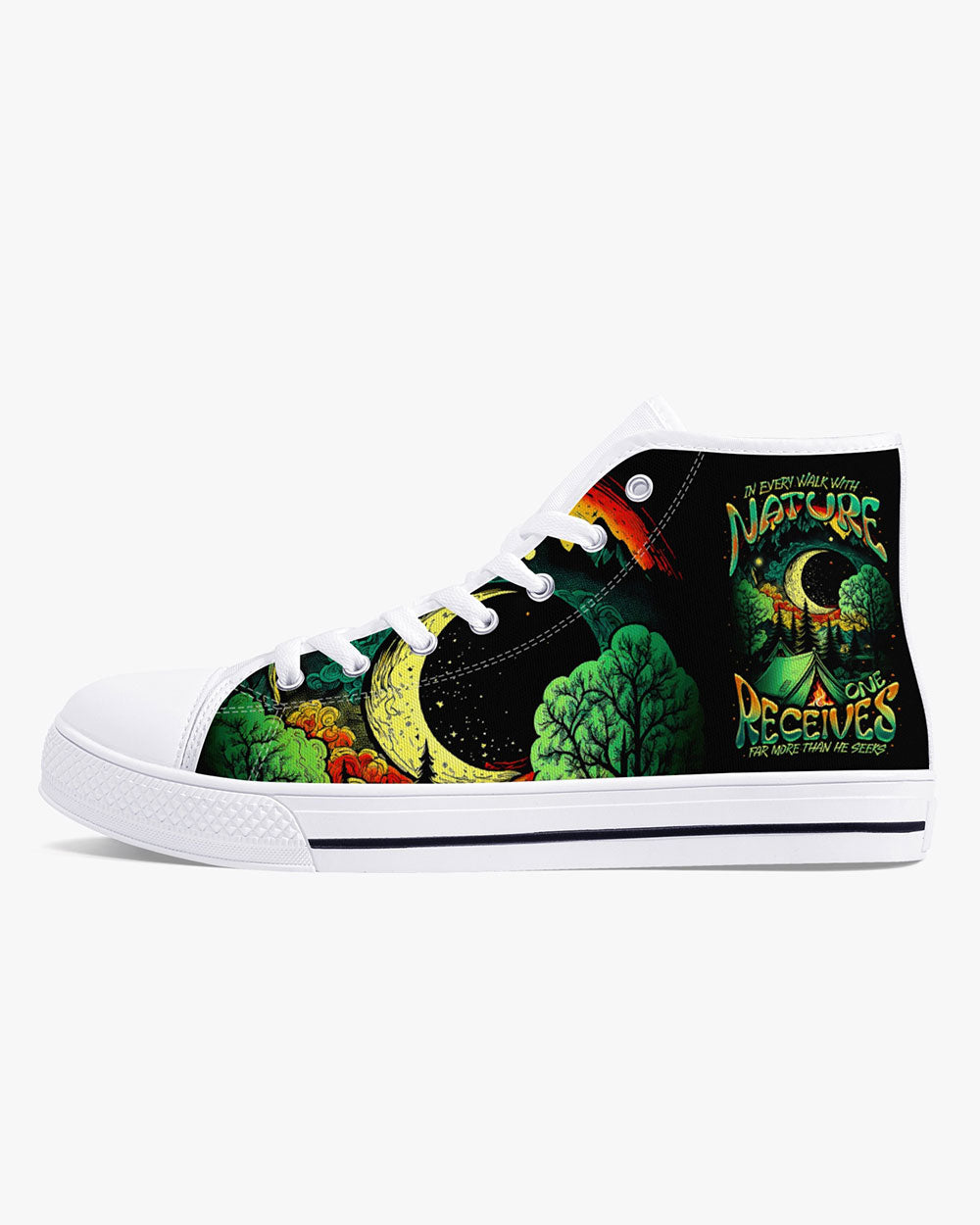 IN EVERY WALK WITH NATURE HIGH TOP CANVAS SHOES - TY2804233
