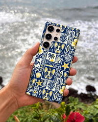 ALOHA FRENCH BULLDOG PATCHWORK PHONE CASE - TLNT2208262