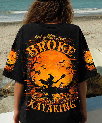 MY BROOM BROKE SO NOW KAYAK HALLOWEEN ALL OVER PRINT - TLHN2207263